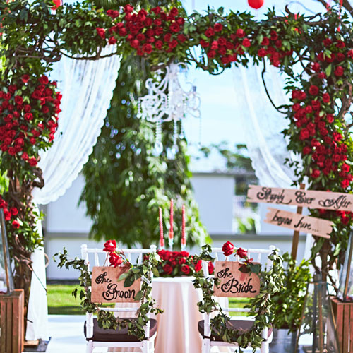 Outdoor Wedding Ceremony of Jeremy & Millie